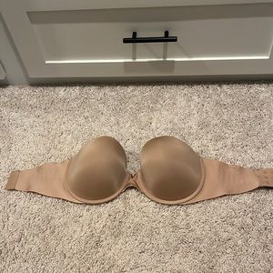 Nude strapless Victoria’s Secret Bra